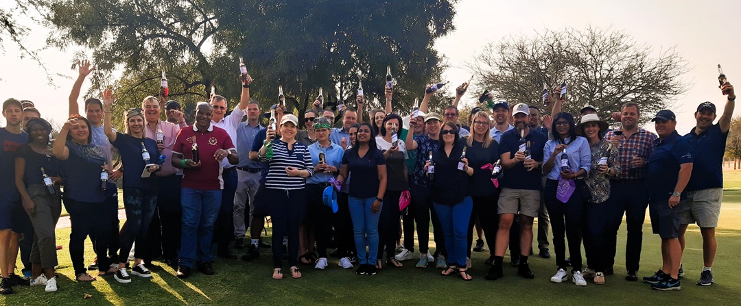 Group photo of team building